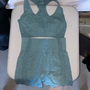 Amazon womens workout seamless set size M